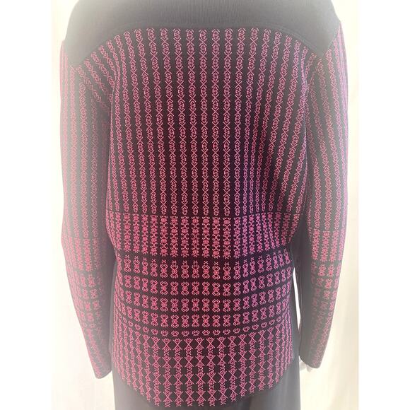 Carlisle Collection Italian Jesrsey Knit Cardigan Sweater  Size L - Picture 8 of 11